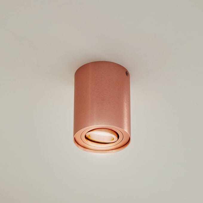 Arcchio - Spots - 1licht - Aluminium - H: 12.5 cm - GU10 - koper