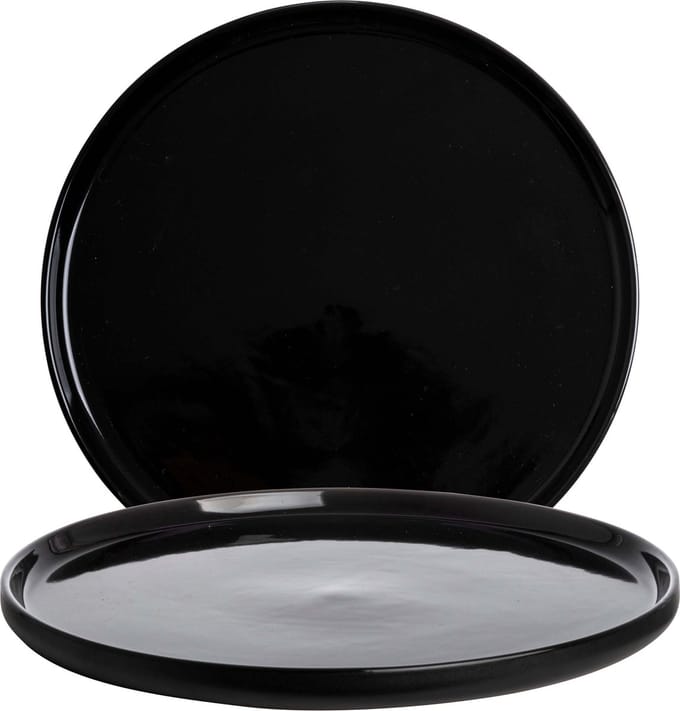Gusta Table Tales - Bord - Zwart - ø26,5cm - Azur - Dinerbord