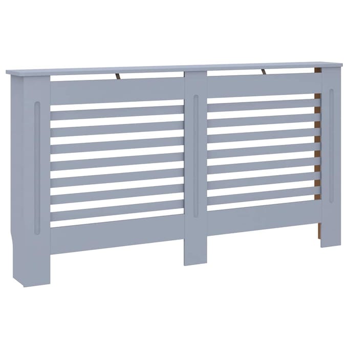 vidaXL Radiatorombouw 152x19x81,5 cm MDF antraciet
