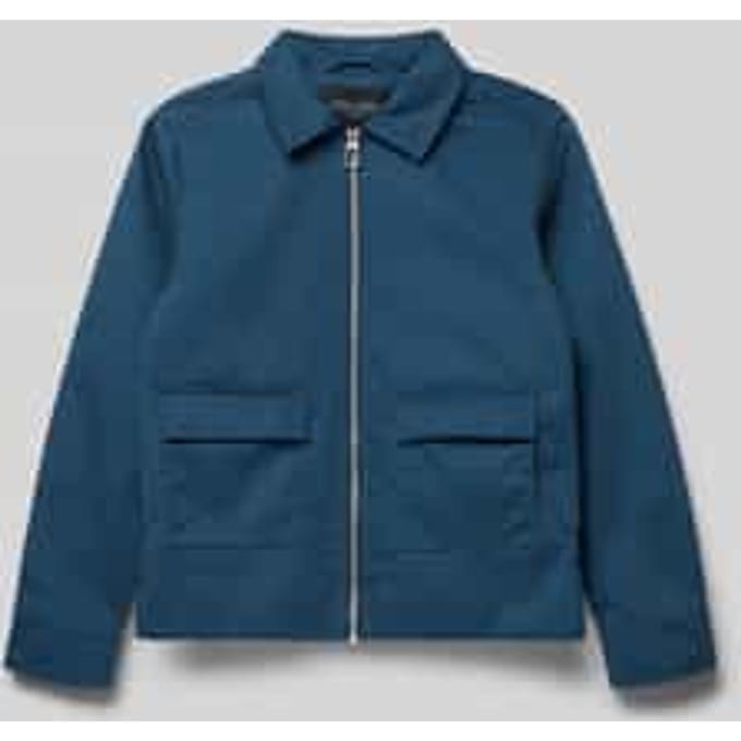 regular fit jack met platte kraag model 'Stevo'