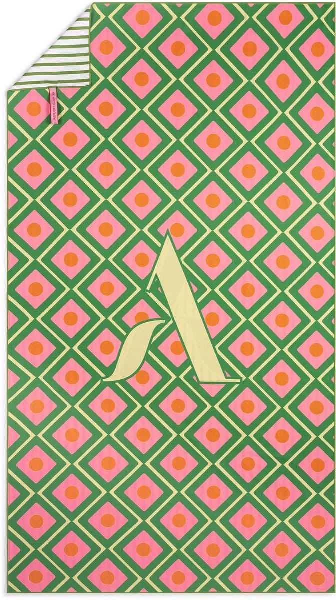 Reishanddoek | Strandhanddoek | Retro Wave | Animaux Troupeau