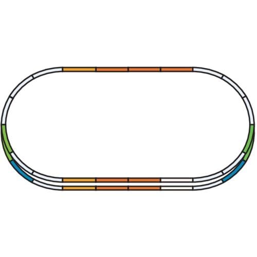 Piko H0 H0 Piko A-rails 55340 Uitbreidingsset Set E 1 set(s)