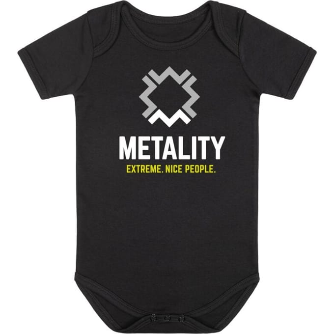 Metality Body voor babys - Logo - voor Kinderen - zwart