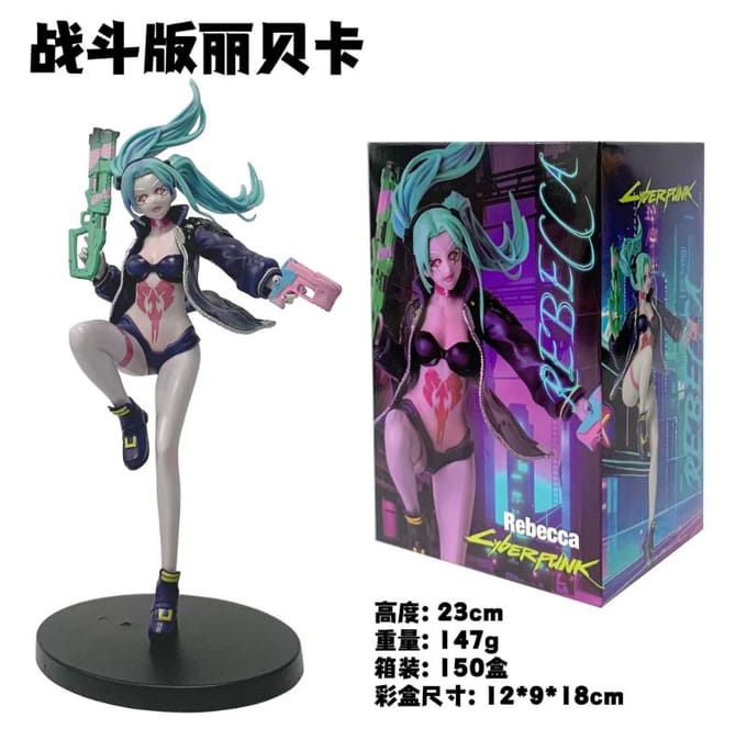 Cyberpunk Lucy Rebecca David Martinez Johnny Silverhand Actiefiguur Speelgoed with box