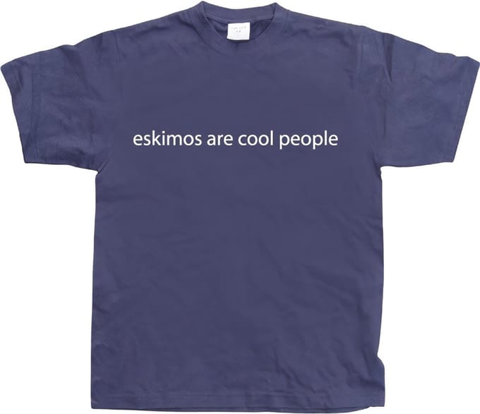Hybris Eskimo’s zijn coole mensen Navy
