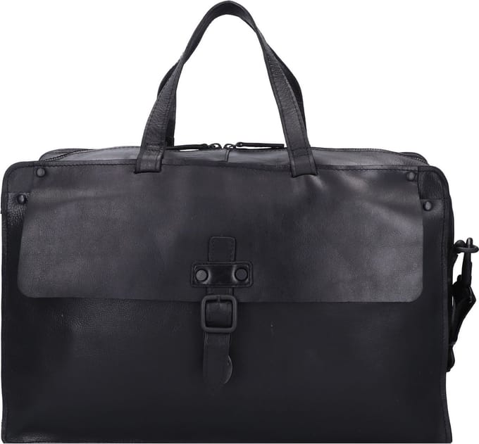 Harold's Maar Weekender reistas leer 42 cm - black