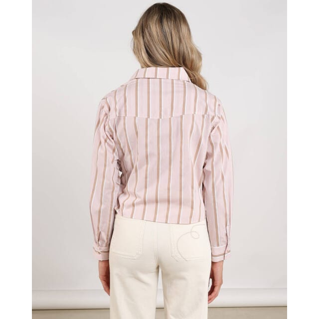 Nukus Nks02122 83 noa blouse stripes blush/fango