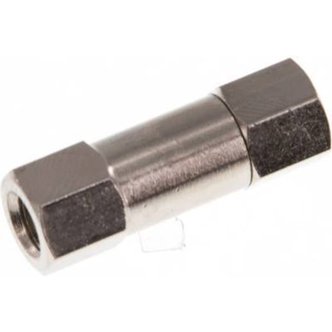 M5 Vernikkeld Messing Terugslagklep 10 bar (145 psi) NBR
