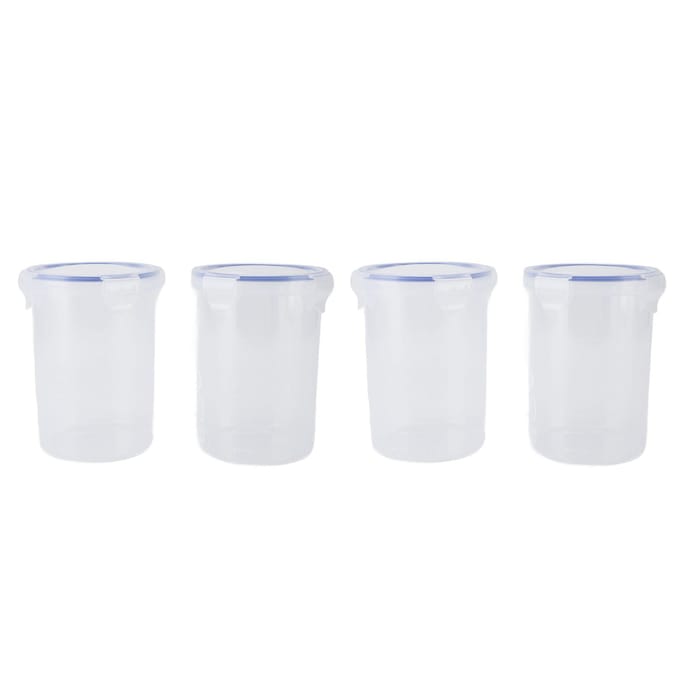 Verfcontainer Set 1000ml Luchtdichte Transparante Verfopslagbeker met Mengbal Verfkwast voor white
