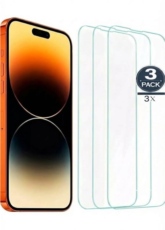 Screenprotector geschikt voor iPhone 17 Pro Max – Premium 3-pack – Premium kwaliteit tempered glass – Beschermlaag