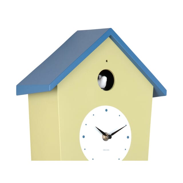 Karlsson wandklok cuckoo light tea green & classic blue