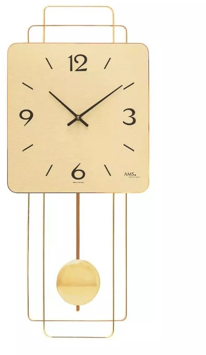 AMS - 7501 - Wandklok - Kwarts - 50x23cm