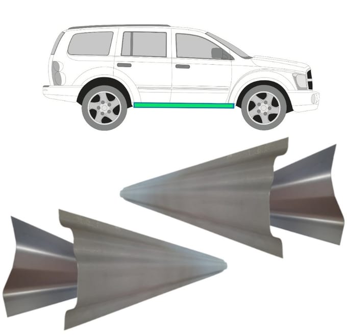 Frontruderamme voor Dodge Durango 2003-2008 / Links + Rechts / Set