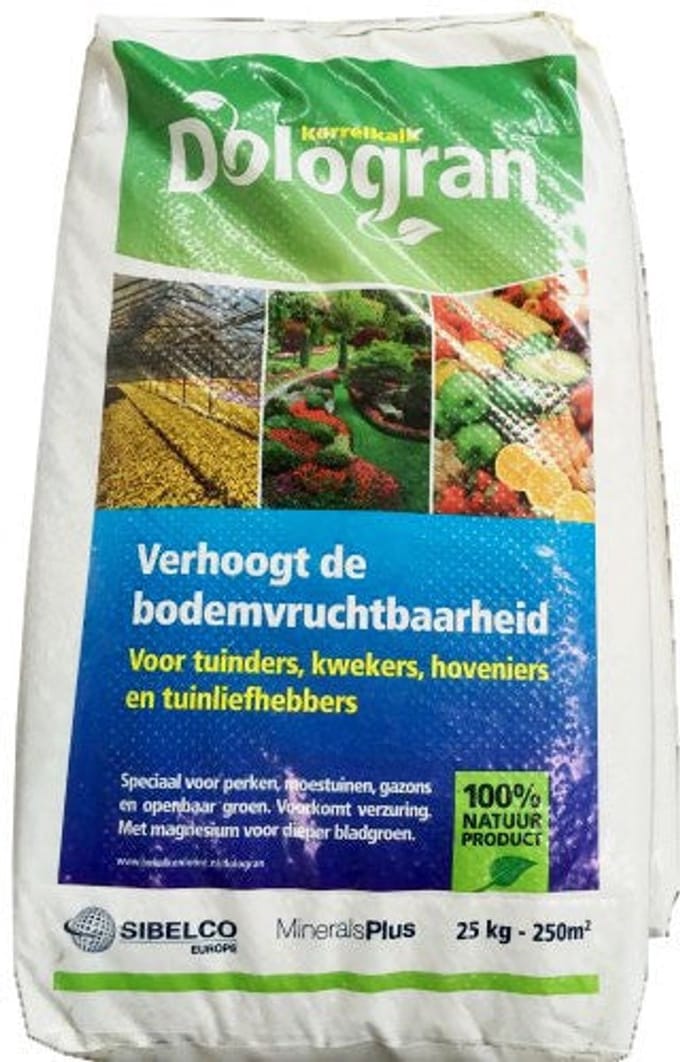 Sibelco - Dologran korrelkalk - tuinkalk - 25kg