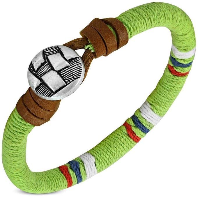Amanto Farel Green Light - Leer - Touw - 8mm - 20cm