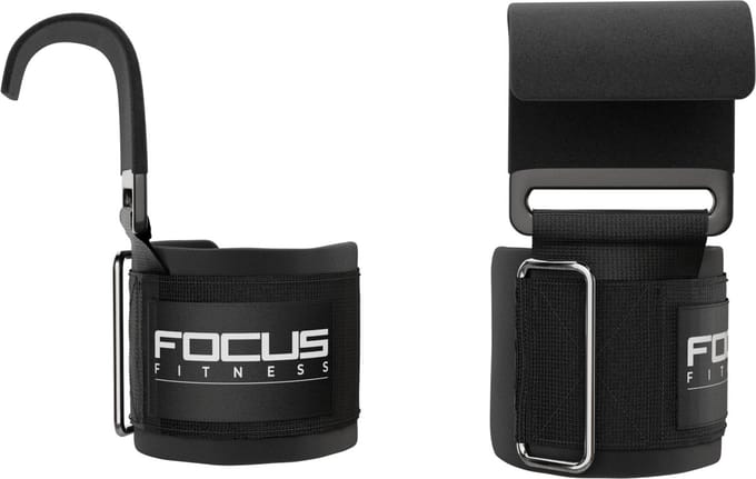 Focus Fitness - Lifting Hooks - Hook Grips - Lifting Straps - 2 stuks
