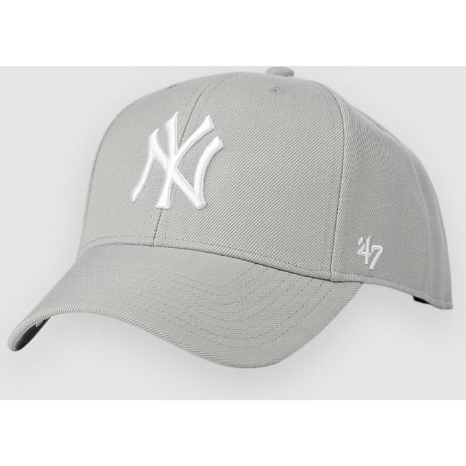 47 Brand New York Yankees MVP Cap B-MVPSP17WBP-GY, Unisex, Grijs, Pet, maat: One size