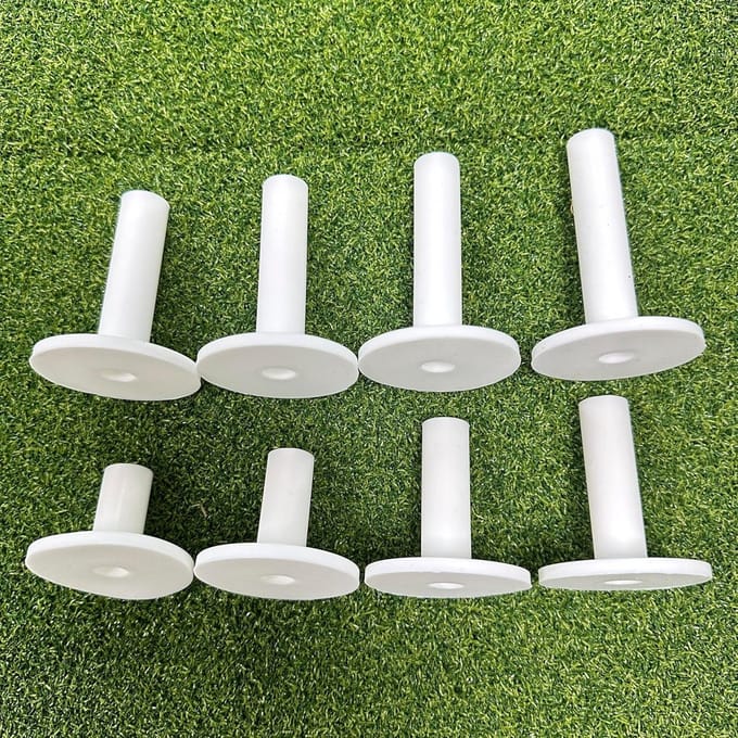 Golf Tees - Golf Accessoires - Golf Training - 8 Verschillende Hoogtes - 7.5 cm - Wit