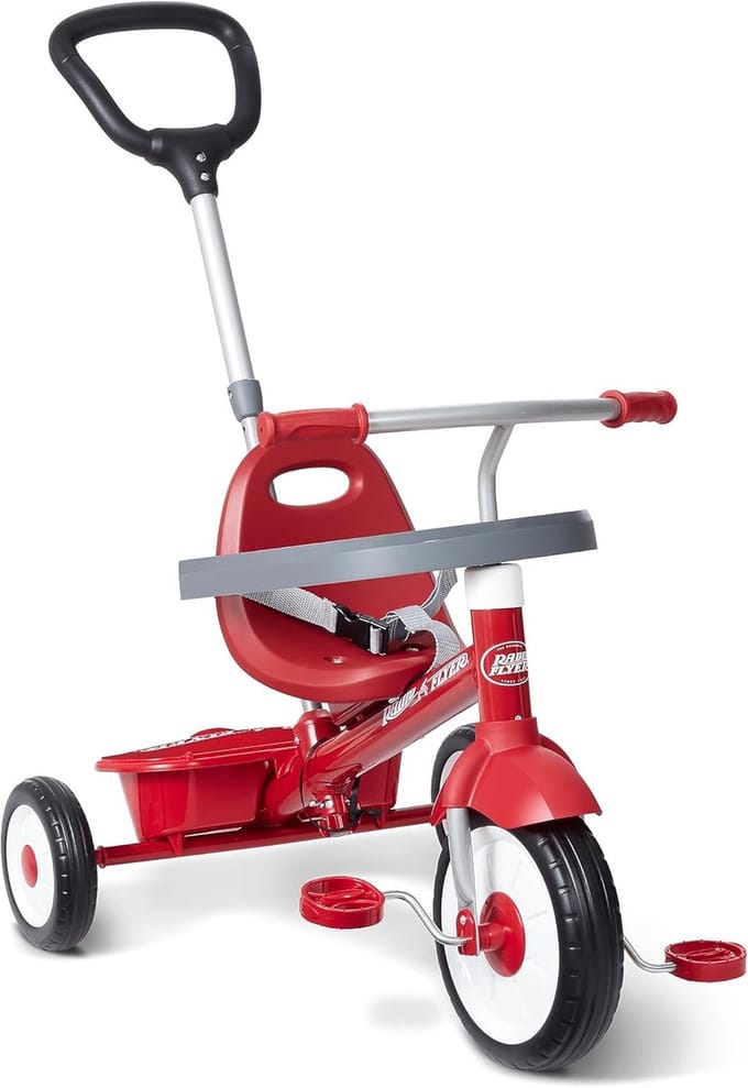 Stroller Driewieler voor Peuters - 3-in-1 Design met Veiligheidsfuncties