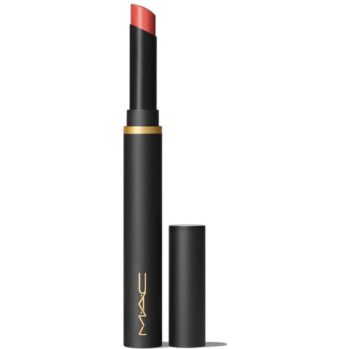 MAC, Powder Kiss, Rouge à lèvres crémeux, 899, Brickthrough, 2 g