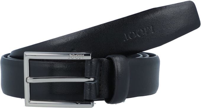 JOOP! Leren Riem Coll. Belt 3,0 CM W100 Black Zwart