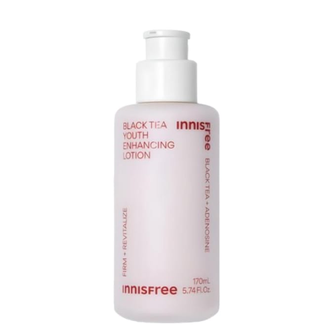 Innisfree Black Tea Youth Enhancing Elastic Lotion 170ml white