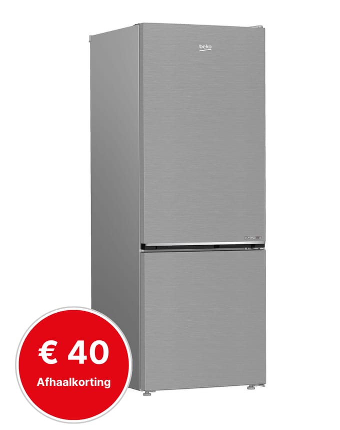 BEKO B7RCNE567HXB1 Koel-vriescombinatie zilver