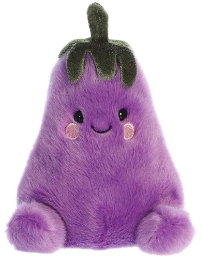 Palm Pals Aubergine Pluche Knuffel 15 cm