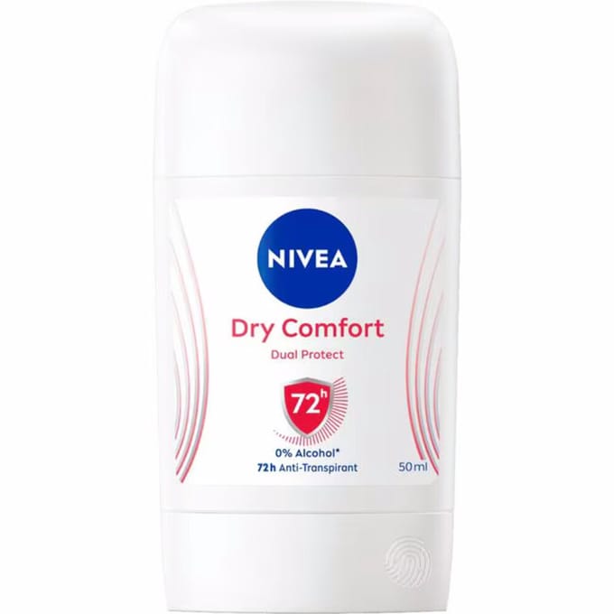 NIVEA - Deodorant Stick Dry Comfort - 3 x 50 ml - Voordeelverpakking