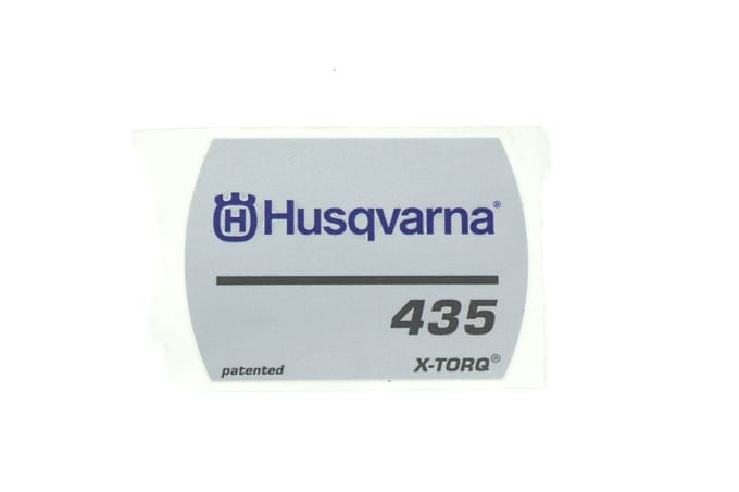 Husqvarna 435 starterkap sticker