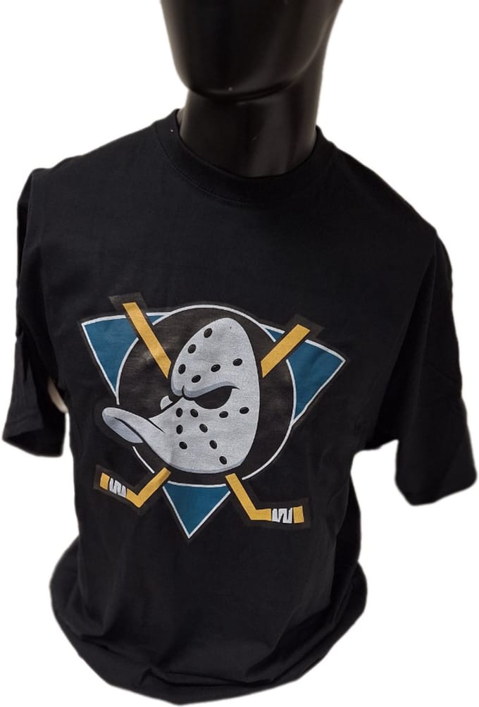 MIGHTY DUCKS - TSHIRT- BLACK - M