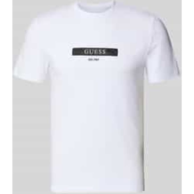 T-shirt met labeldetail