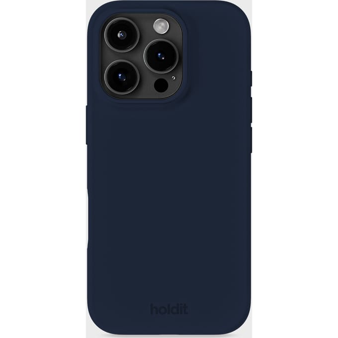 Phone Case Silicone Midnight Blue iPhone 16 Pro