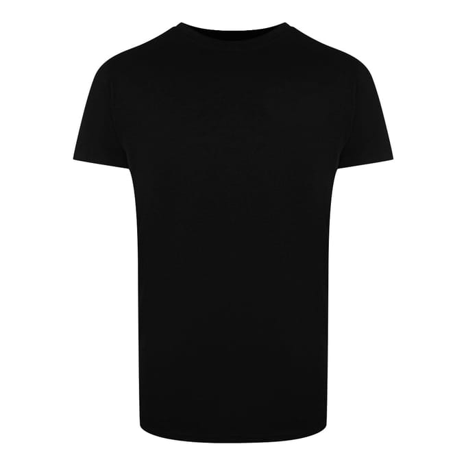 Korte Mouwen T-shirt in Zwart