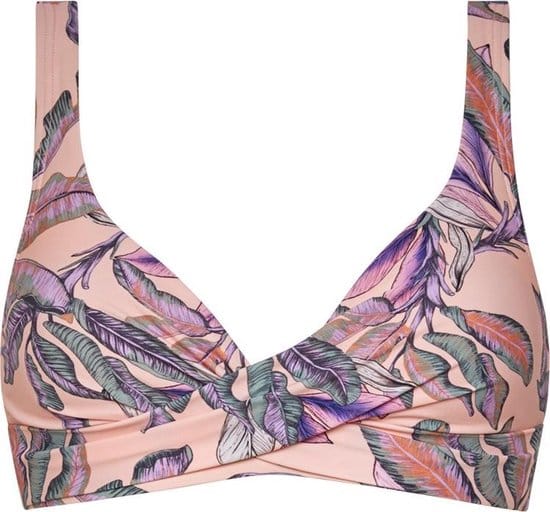 Beachlife - Maat 38F - Tropical Blush Halter bikinitop met beugel Dames