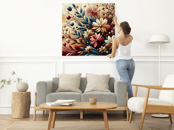 Kunstprint | Wanddecoratie | Dibond | 40 × 40 cm