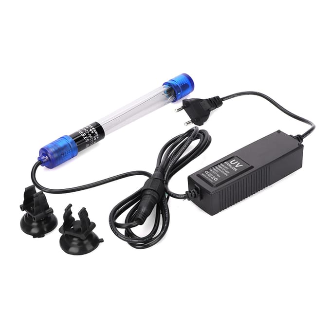 Waterdichte UV Sterilisator Lamp Bacteriedodende voor Aquarium Vissen 5W gray