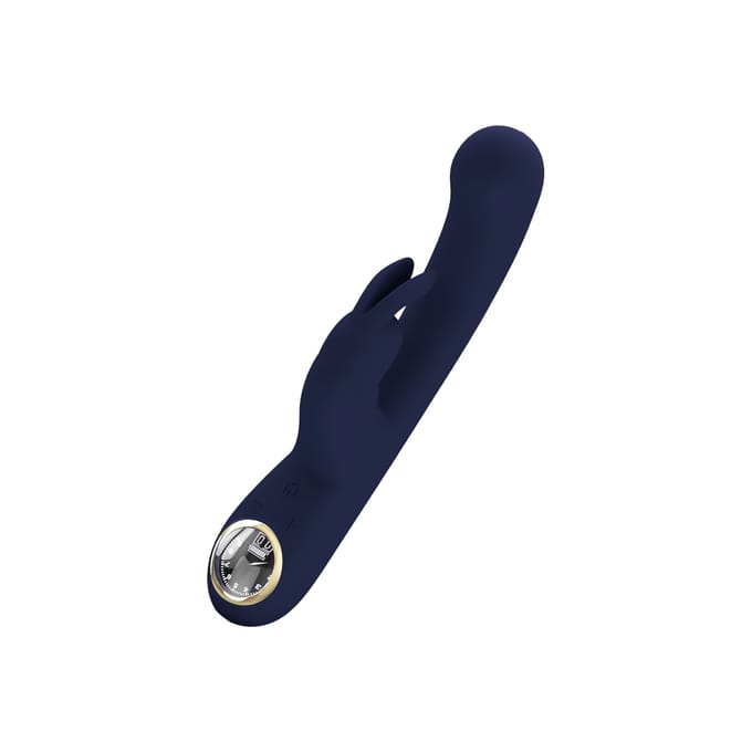 Pretty Love - Lamar - Rabbit Vibrator- Tarzan Vibrator - Met LCD Display - Donkerblauw