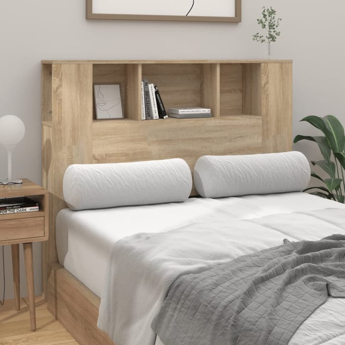 vidaXL - Hoofdbordkast - 120x18,5x102,5 - cm - sonoma - eikenkleurig