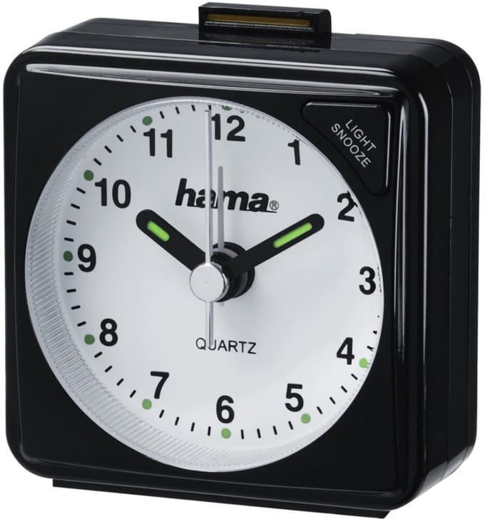 Hama wekker- A50 - Reiswekker- Zwart