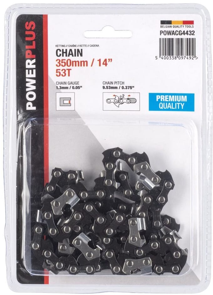 Powerplus Ketting POWACG4432 - 14" - 350mm - 53T - Premium