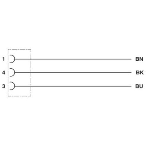 Phoenix Contact 1453821 Sensor/actuator aansluitkabel Aantal polen (sensoren): 3 Bus 10.00 m 1 stuk(s)