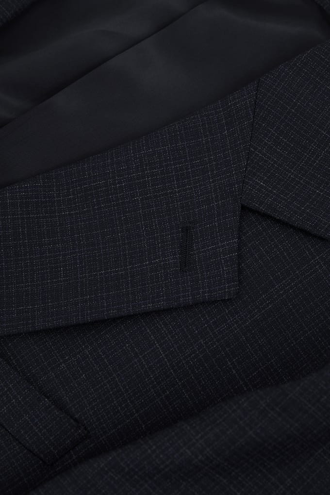 Reiss Sb 2b Notch Textured Blazer Navy Maat: 48 | Blazers Outlet | Heren | Blauw
