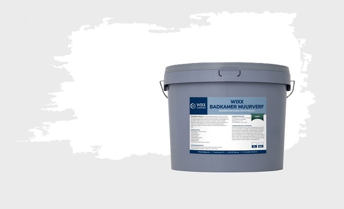 Wixx Badkamer Muurverf Matt - 5L - Wit