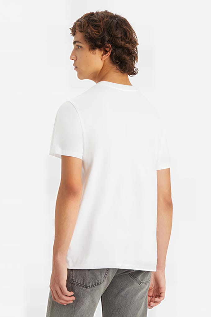 Levi's Graphic Printed T-shirt White Größe: M | Bedruckte T-Shirts Outlet | Herren | Weiß