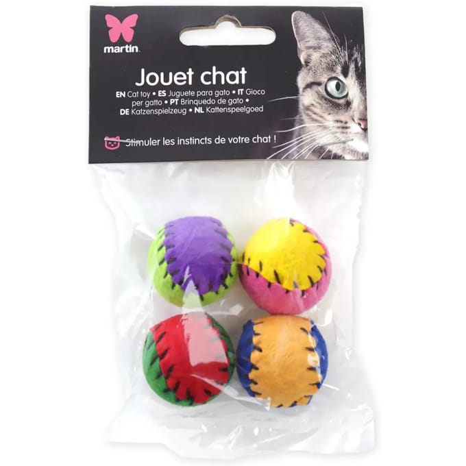 Viltbal voor kat + kattengras Martin Sellier (x4)