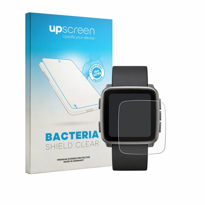 upscreen - Screenprotector voor Pebble Time 2 2026 - Folie Beschermfolie transparant antibacterieel