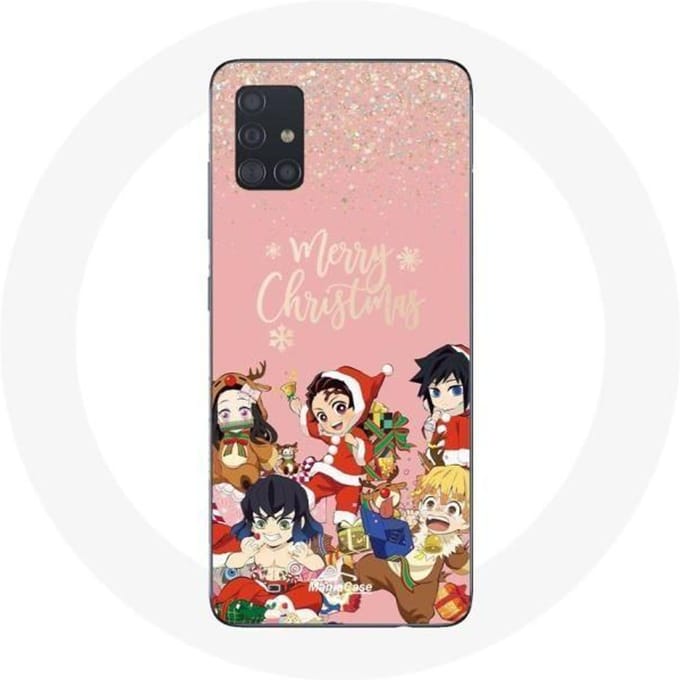 Coque - Demon Slayer - Samsung Galaxy A51 - Souple - Rose - Anime Manga