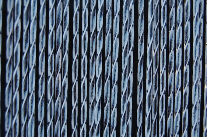 La Tenda Deurgordijn Vliegengordijn Ascona 2 100x250cm zwart