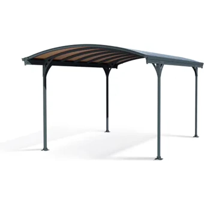 Palram | Canopia - Carport Vitoria - Enkel - Donkergrijs/brons 5,01x2,91m